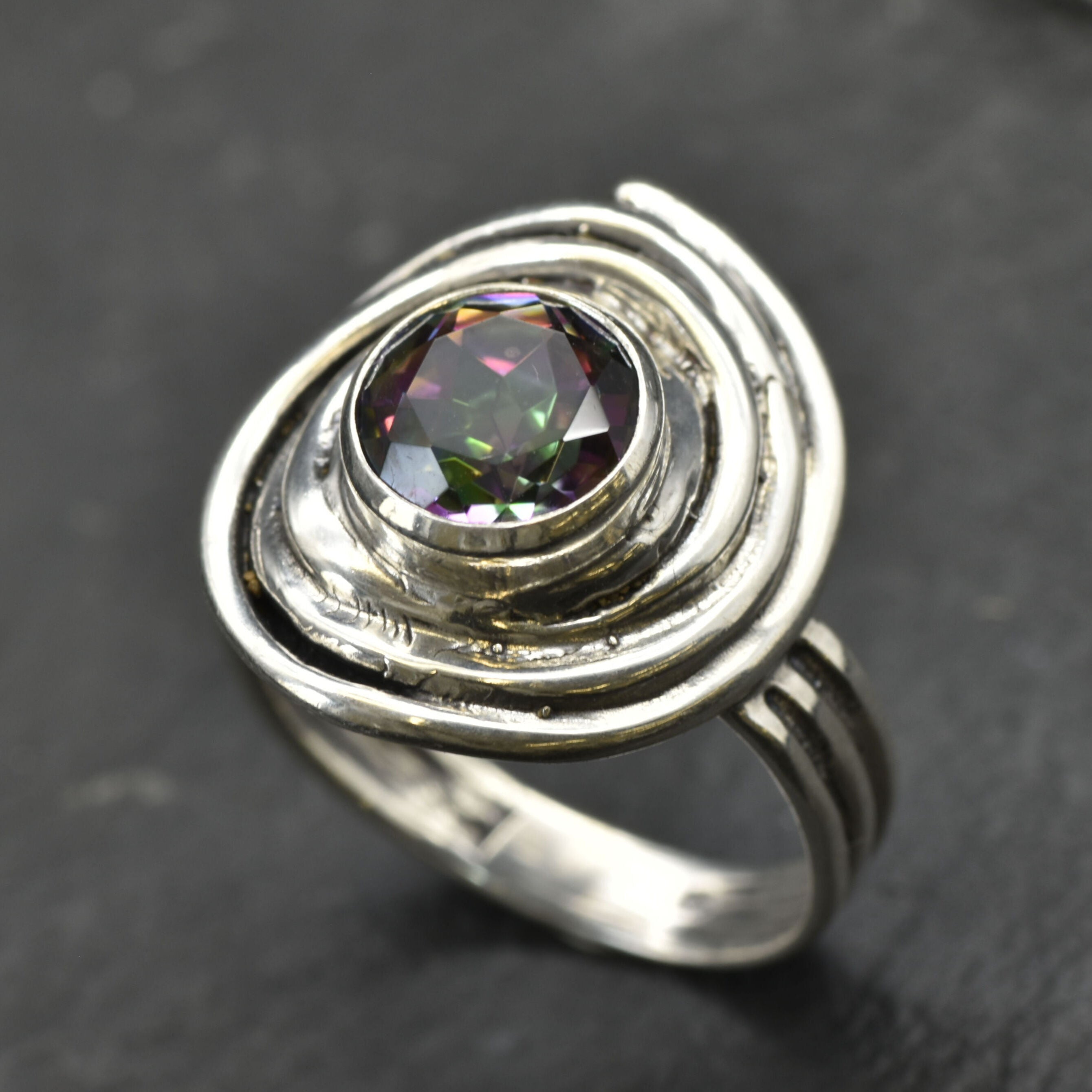 2682-R-nMYT: Sterling Silver 925 Mystic Topaz