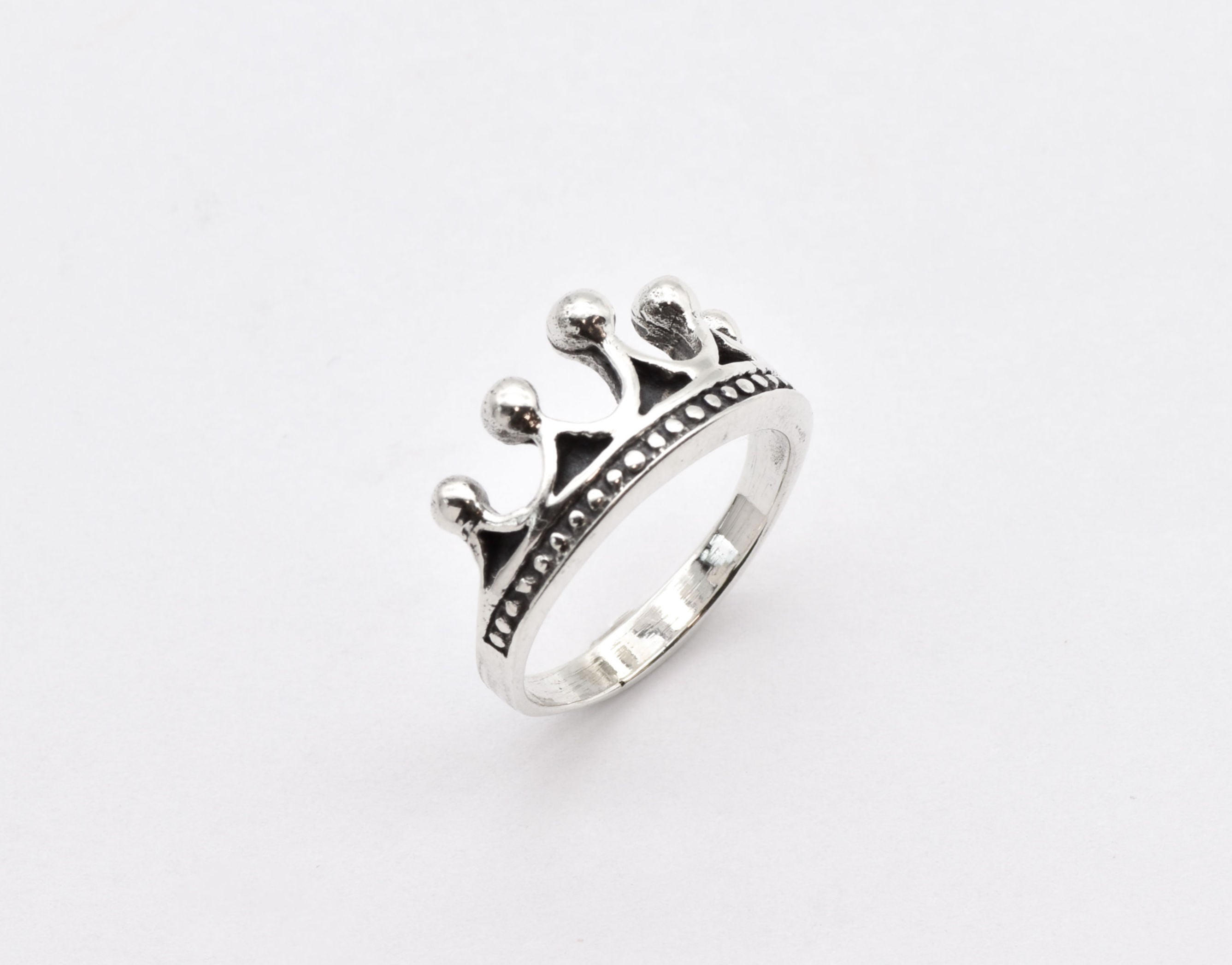 Silver Tiara Ring, Silver Crown Ring, Princess Ring, Crown Ring, Tiara Ring, Tiara Band, Queen Ring, Solid Silver Ring, 925 Sterling Silver