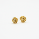 Gold Rose Studs - Timeless 18k Gold Vermeil Earrings, designed for daily elegance and perfect for gifting on special occasions.