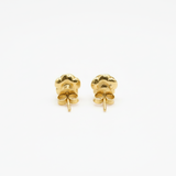 Gold Rose Studs - Sweet 18k Gold Vermeil Flower Earrings, ideal for adding a touch of elegance to everyday outfits and gifts.