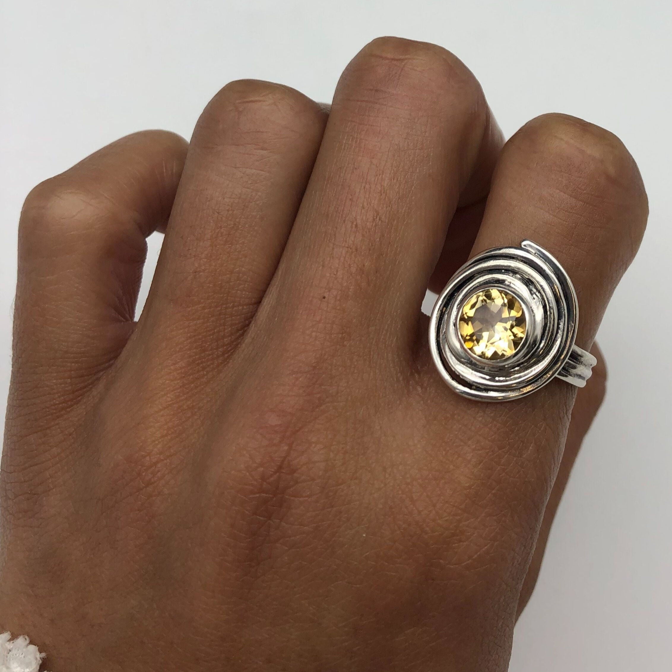 2682-R-nCIT: Sterling Silver 925 Citrine