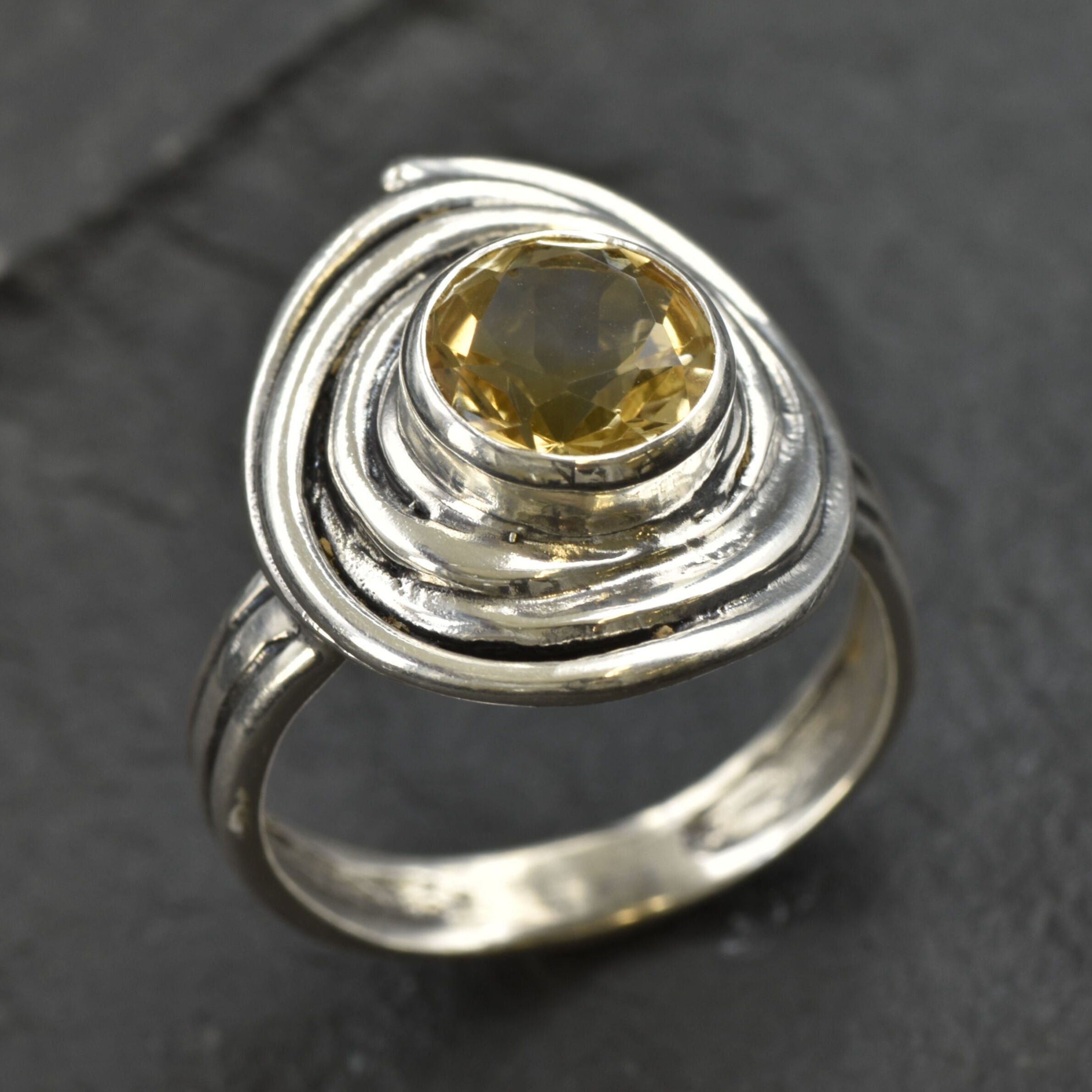 2682-R-nCIT: Sterling Silver 925 Citrine