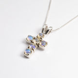 KK448-P-nEOO: Sterling Silver 925 Ethiopian Opal