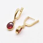 Adina Stone material options for 925 Sterling Silver, 18K Yellow Gold Vermeil, 18K White Gold Vermeil, 18K Rose Gold Vermeil.