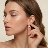 Morganite Earrings - Rose Gold Earrings - Pink Drop Earrings