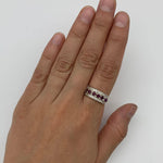 Beautiful 925 Sterling Silver ring adorned with a radiant Round Natural Red Ruby, symbolizing love and elegance for every occasion.