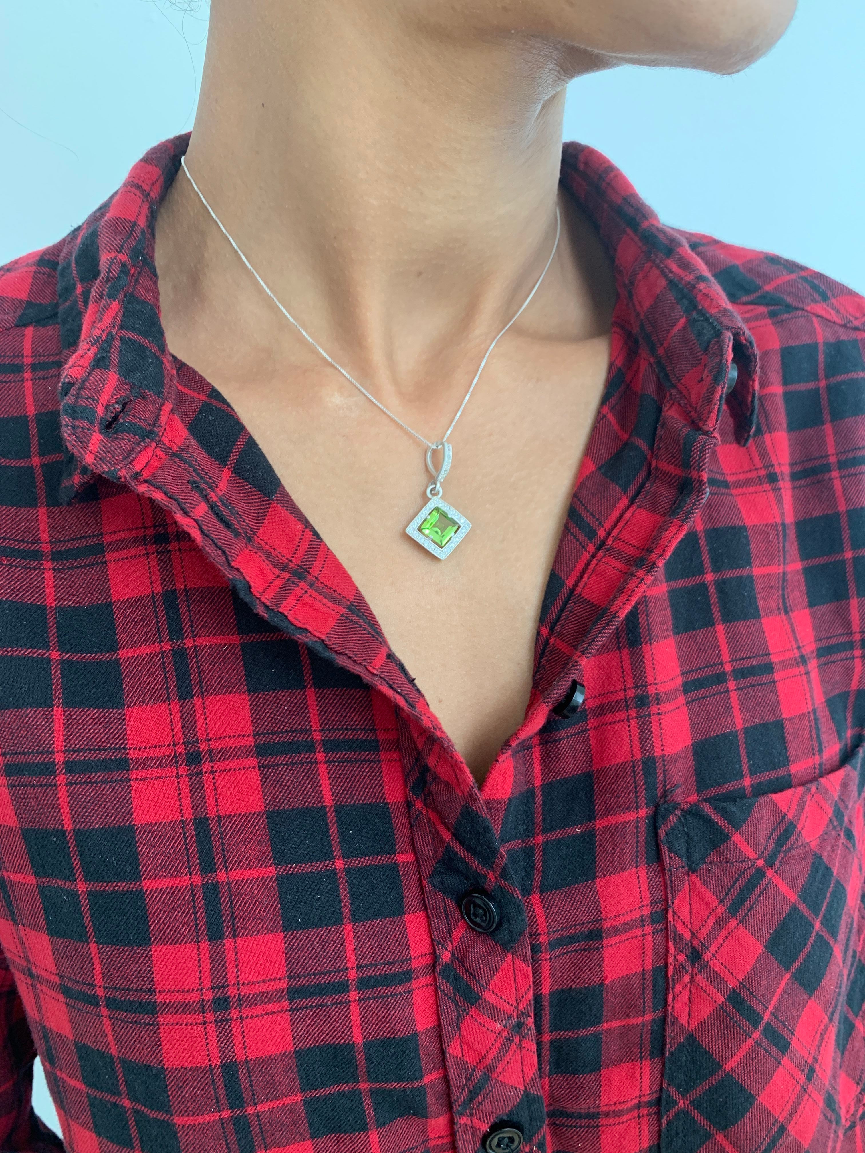 2130-P-nPER: Sterling Silver 925 Peridot