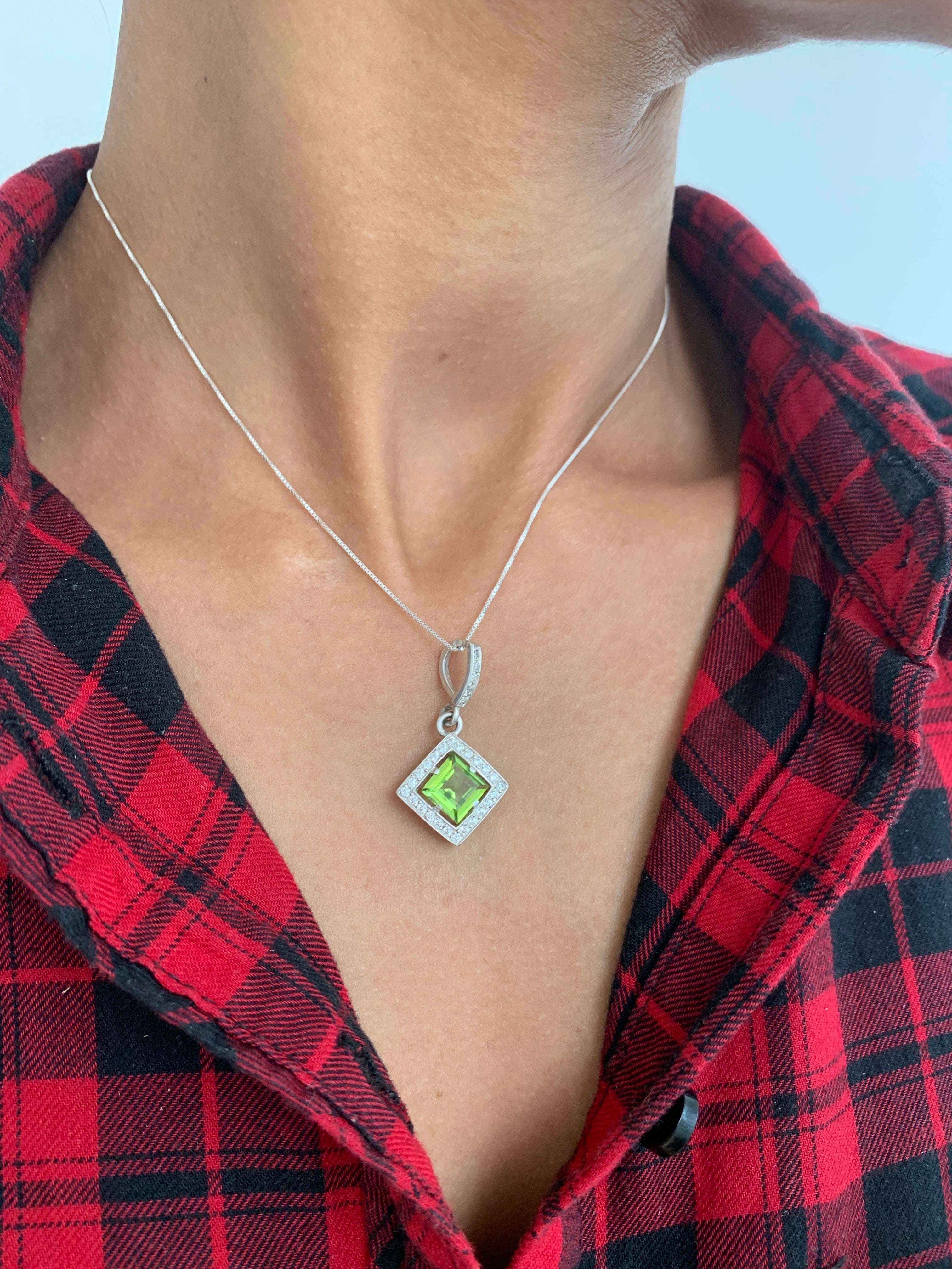 2130-P-nPER: Sterling Silver 925 Peridot