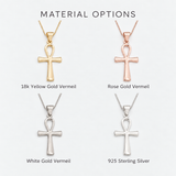 Adina Stone material options for 925 Sterling Silver, 18K Yellow Gold Vermeil, 18K White Gold Vermeil, 18K Rose Gold Vermeil.