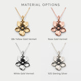 Delicate Silver Flower Necklace - Stunning Daisy Charm in 925 Sterling Silver, perfect for adding a touch of elegance to any outfit.