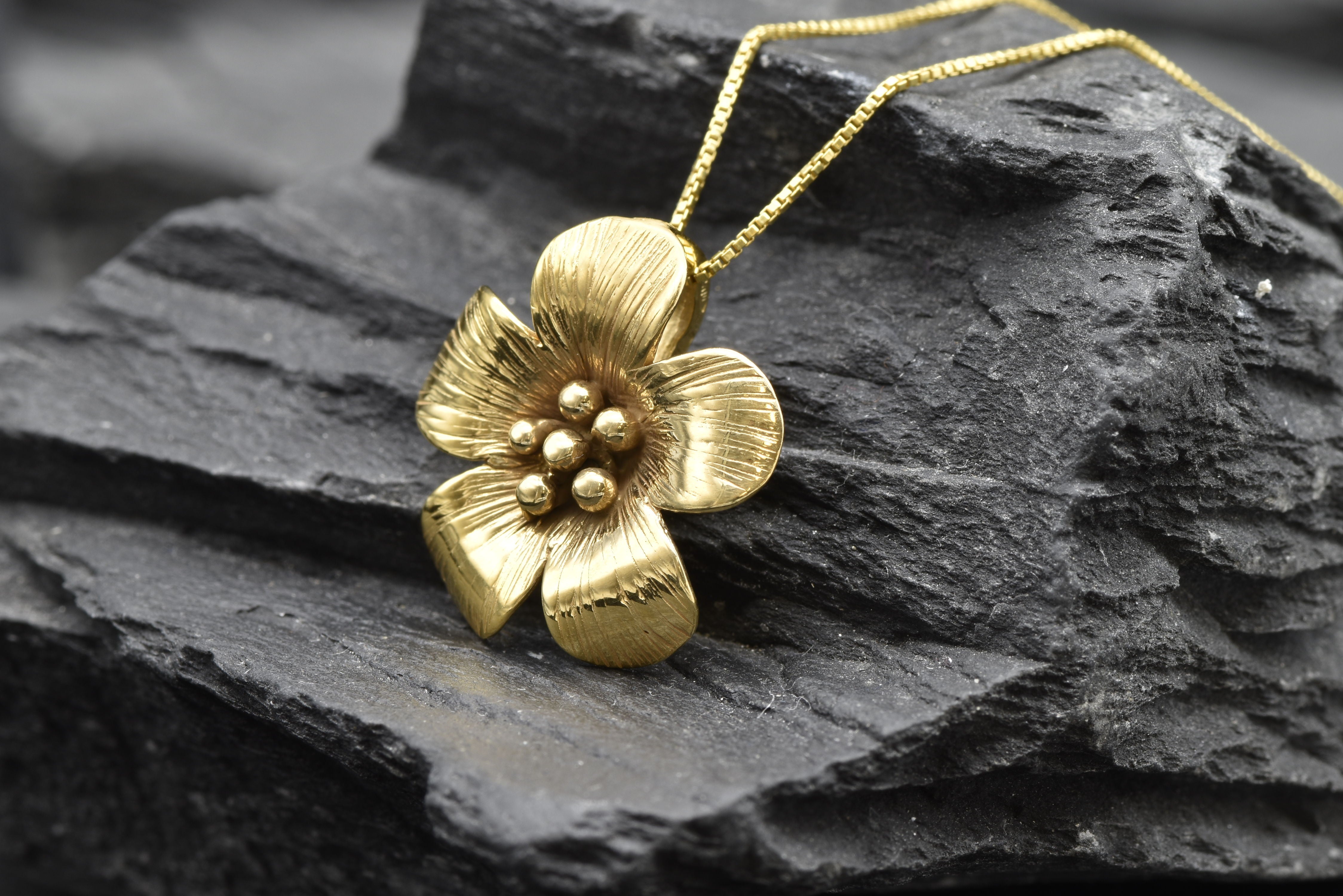 1498-P-0S-Y: Gold Vermeil 18k