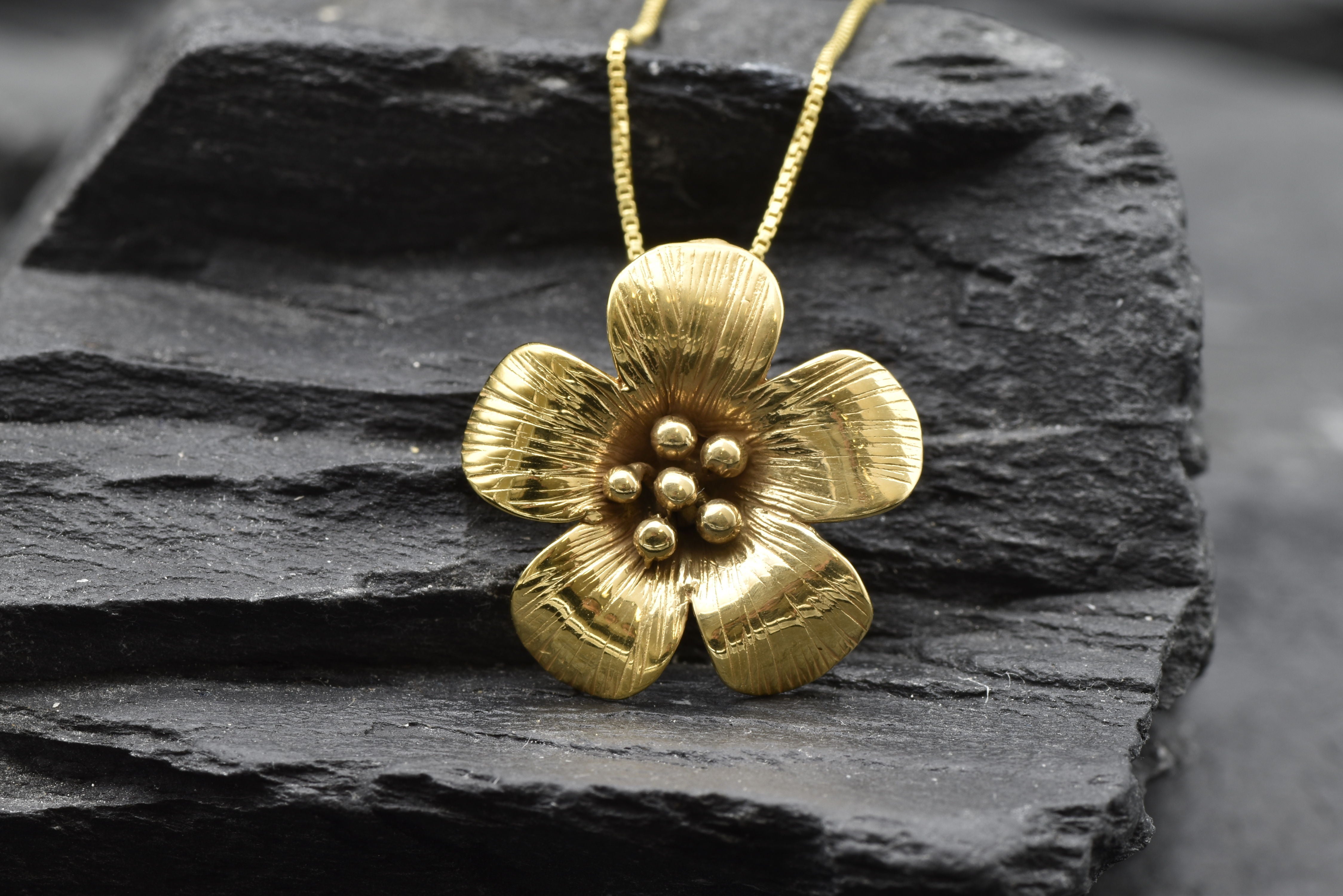 1498-P-0S-Y: Gold Vermeil 18k