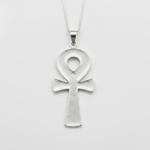 Ankh Silver Necklace - Dazzling 925 Sterling Silver Cross Pendant, perfect for stylish looks and cherished gifts for loved ones.