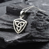 Gold Trinity Knot Pendant - Celtic Knot Necklace, Gold Celtic Pendant