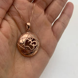 TE-030-P-0S: Rose Gold Vermeil