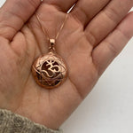 TE-030-P-0S: Rose Gold Vermeil