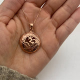 TE-030-P-0S: Rose Gold Vermeil