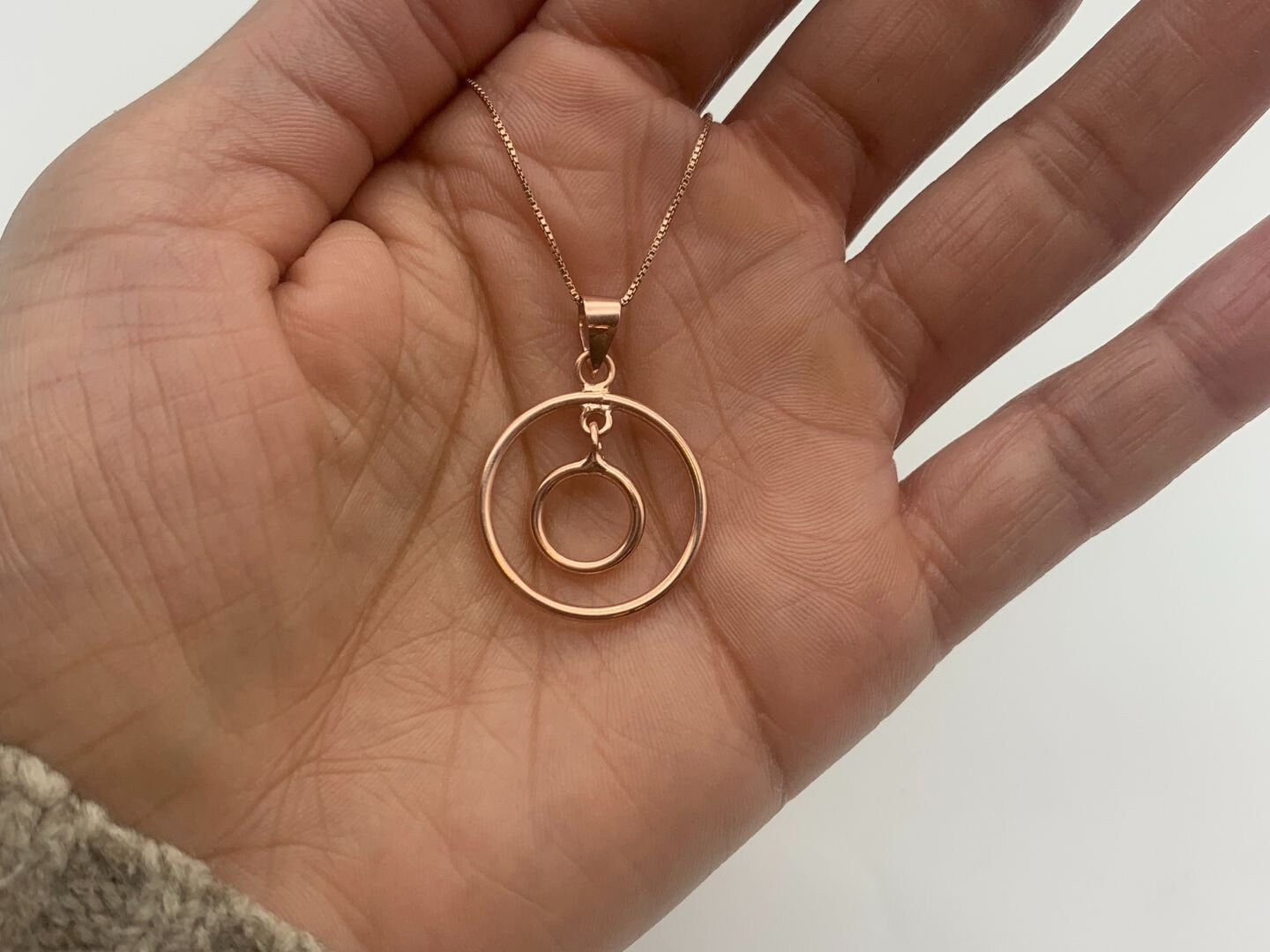 TE-005-P-0S: Rose Gold Vermeil