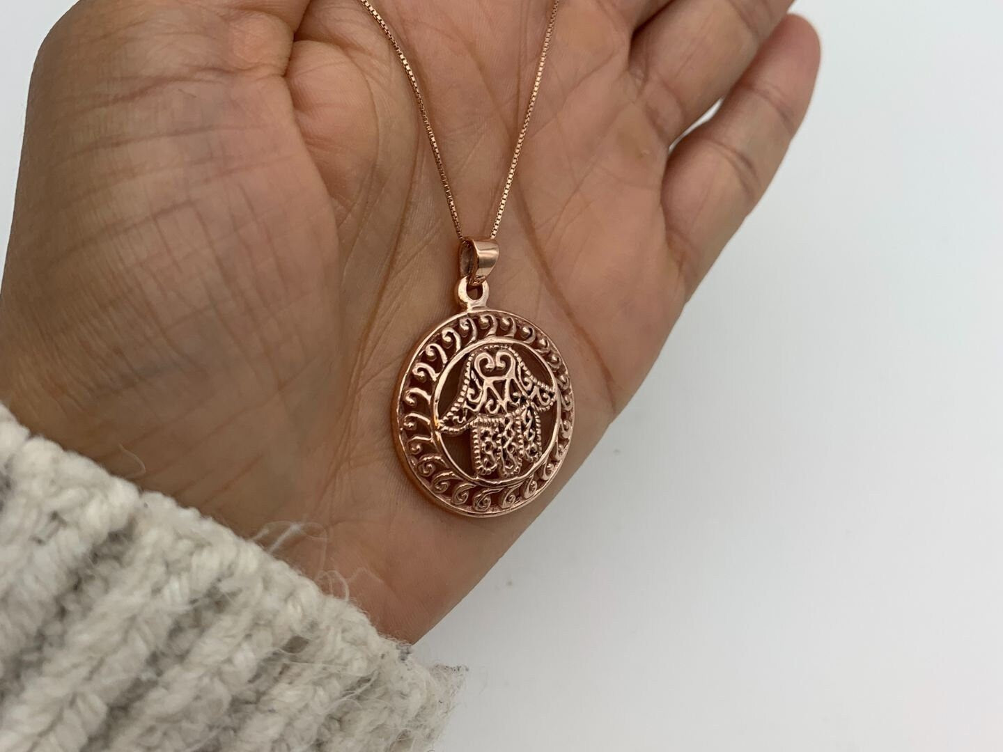 TE-031-P-0S: Rose Gold Vermeil