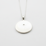 Shema Israel Pendant - Timeless Round Silver Necklace made of 925 Sterling Silver, perfect everyday accessory and thoughtful gift.