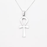 Gold Cross Pendant - Ankh Pendant - Egyptian Cross Pendant