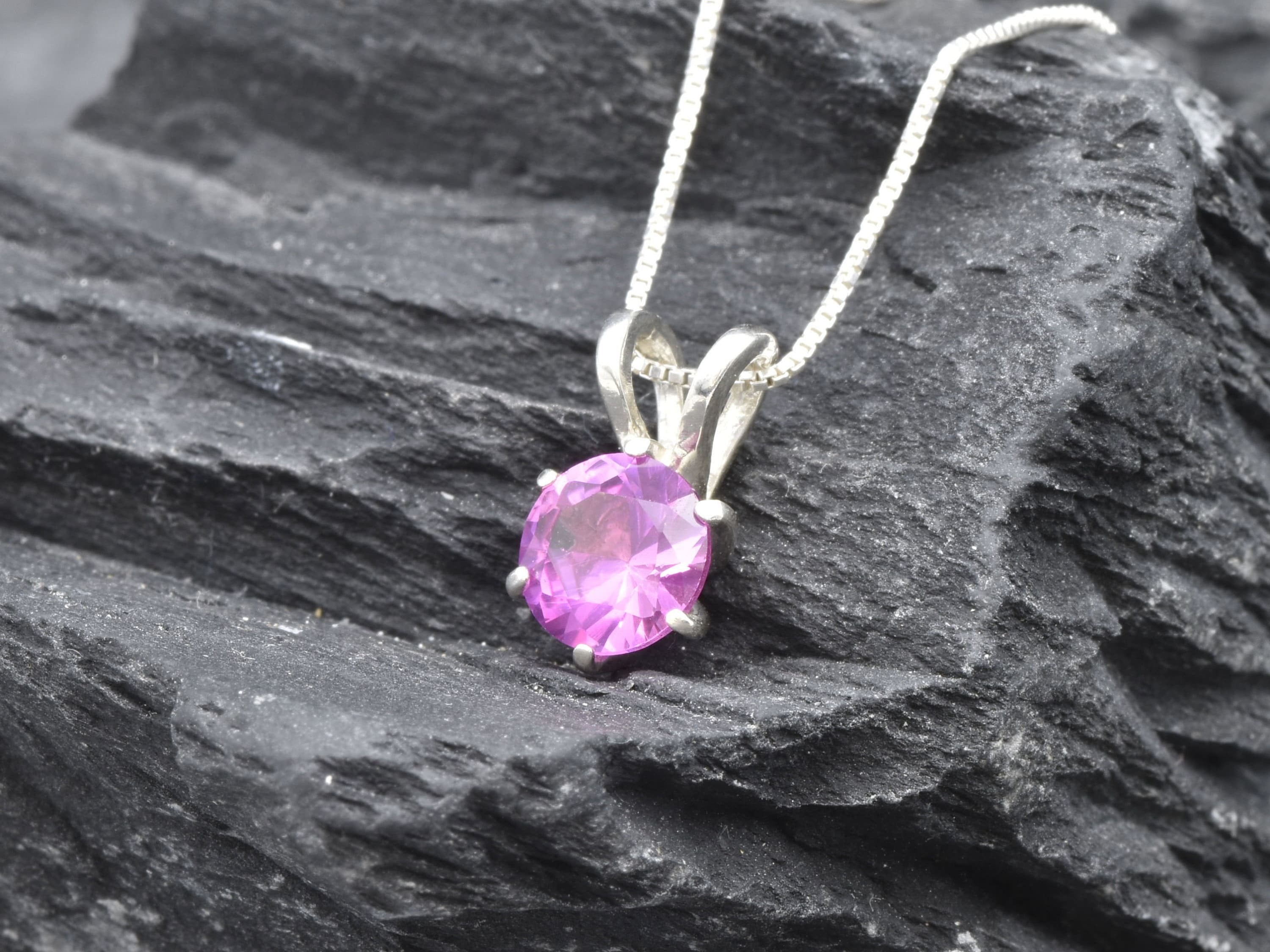 2748-P-cALE: Sterling Silver 925 Created Alexandrite