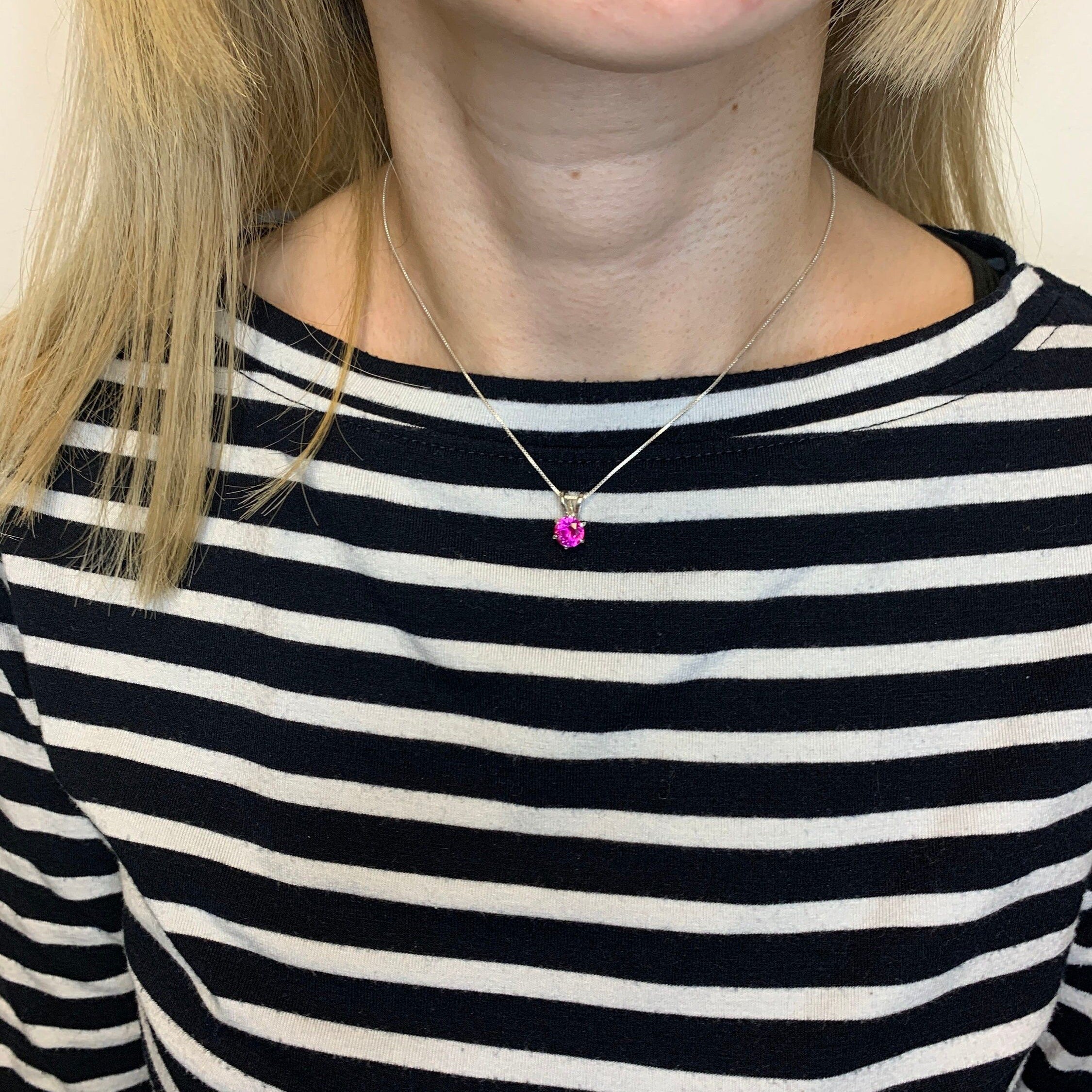 2748-P-cALE: Sterling Silver 925 Created Alexandrite