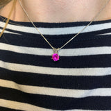 2748-P-cALE: Sterling Silver 925 Created Alexandrite