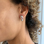 2874-E-cMOR: Sterling Silver 925 Created Morganite