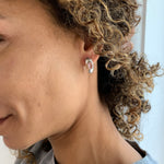 2874-E-cMOR: Sterling Silver 925 Created Morganite