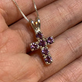 KK448-P-nAME: Sterling Silver 925 Natural Amethyst