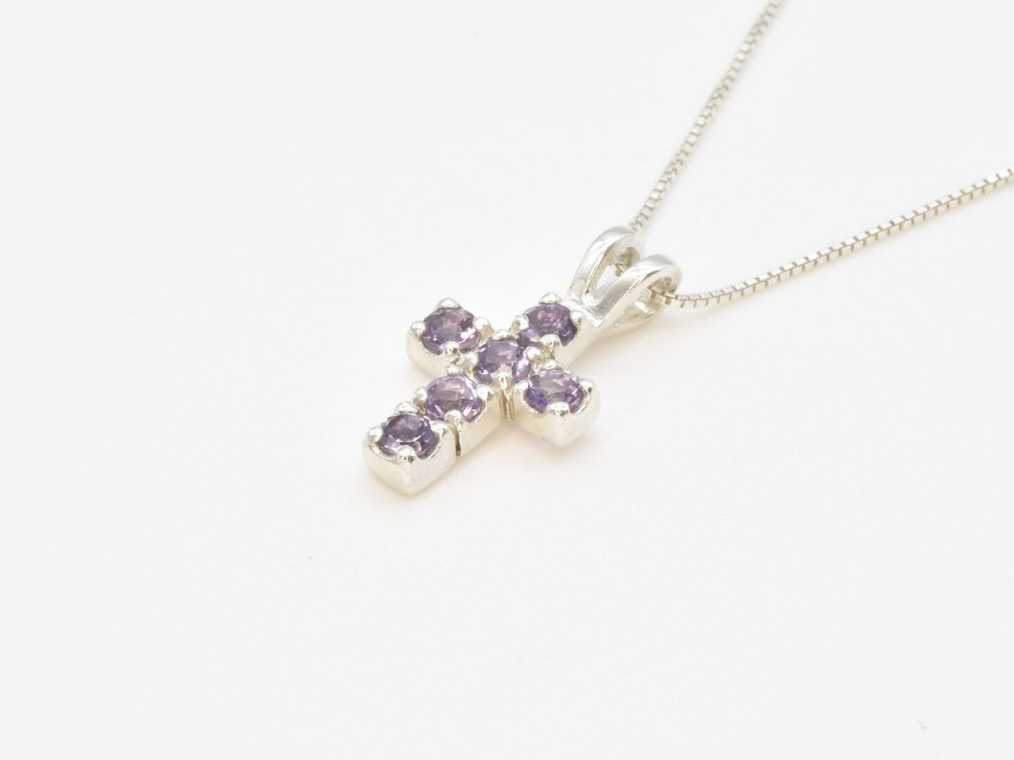 KK448-P-nAME: Sterling Silver 925 Natural Amethyst