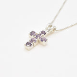 KK448-P-nAME: Sterling Silver 925 Natural Amethyst