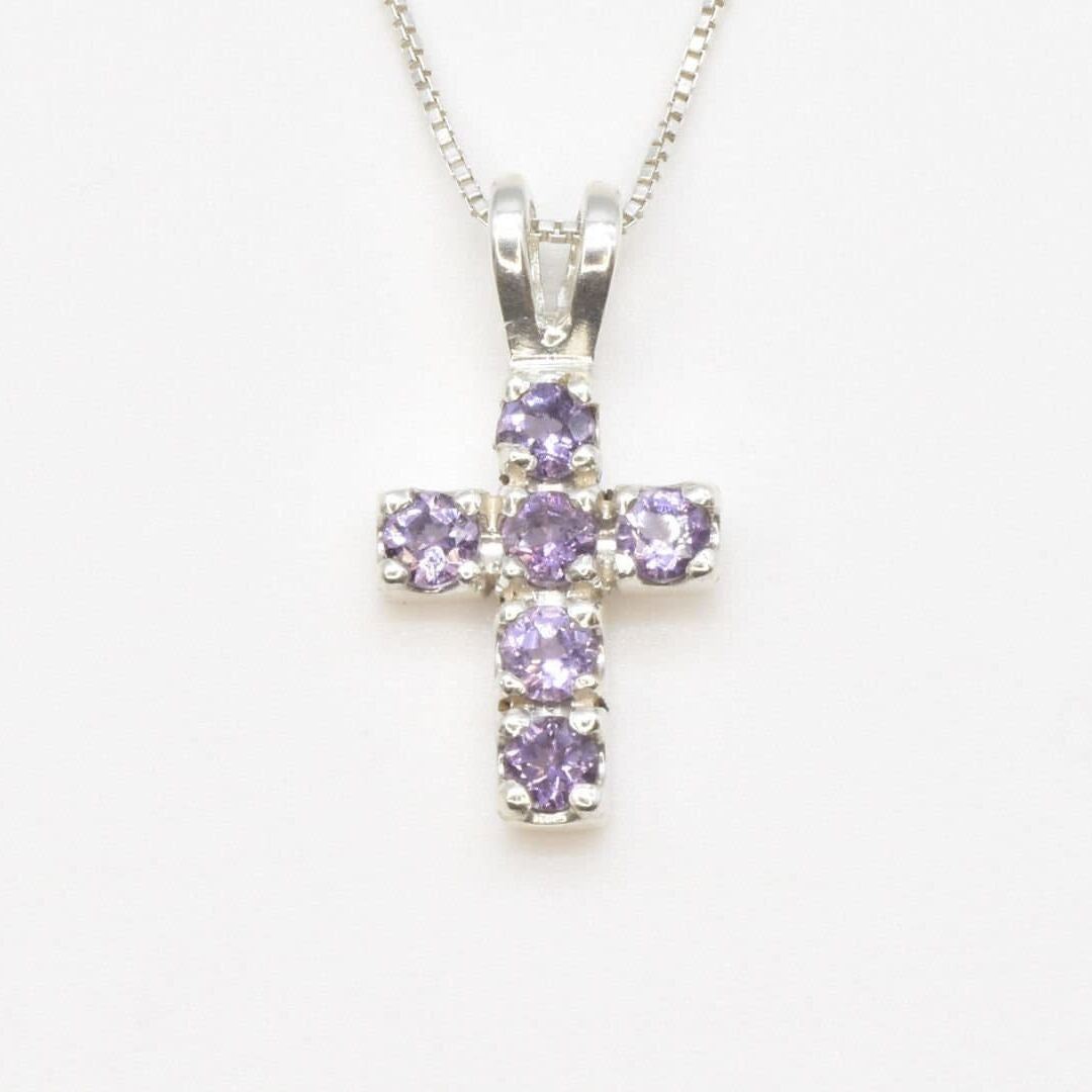 KK448-P-nAME: Sterling Silver 925 Natural Amethyst