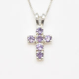 KK448-P-nAME: Sterling Silver 925 Natural Amethyst