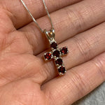 KK448-P-nGAR: Sterling Silver 925 Natural Garnet