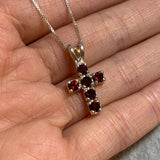 KK448-P-nGAR: Sterling Silver 925 Natural Garnet