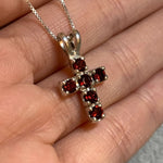KK448-P-nGAR: Sterling Silver 925 Natural Garnet