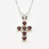 KK448-P-nGAR: Sterling Silver 925 Natural Garnet