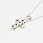 Onyx Cross Pendant Necklace in Sterling Silver - A stunning piece that complements any outfit for casual or formal occasions.