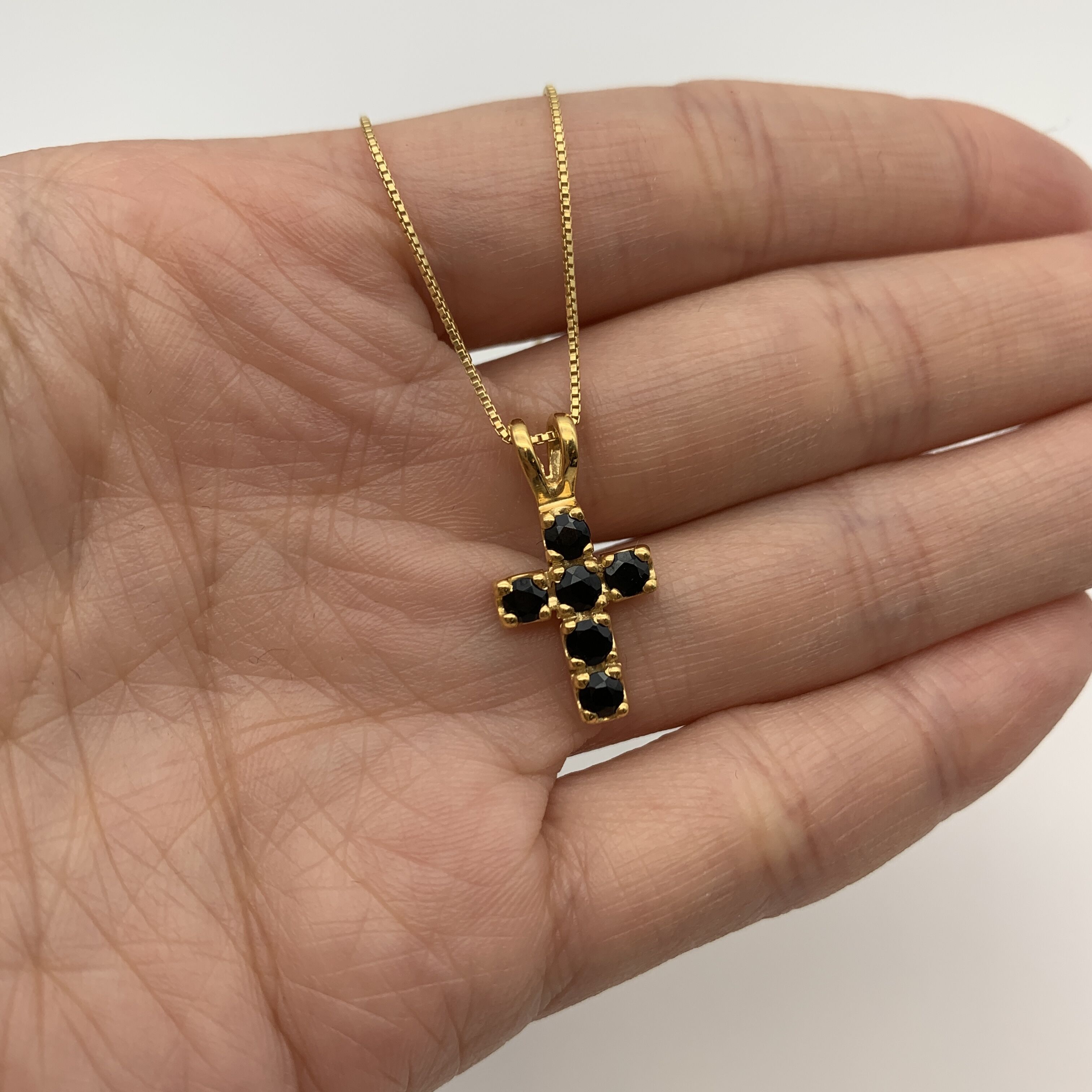 KK448-P-nONY: Gold Vermeil 18k Natural Onyx