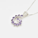 2299-P-nAME: Sterling Silver 925 Natural Amethyst