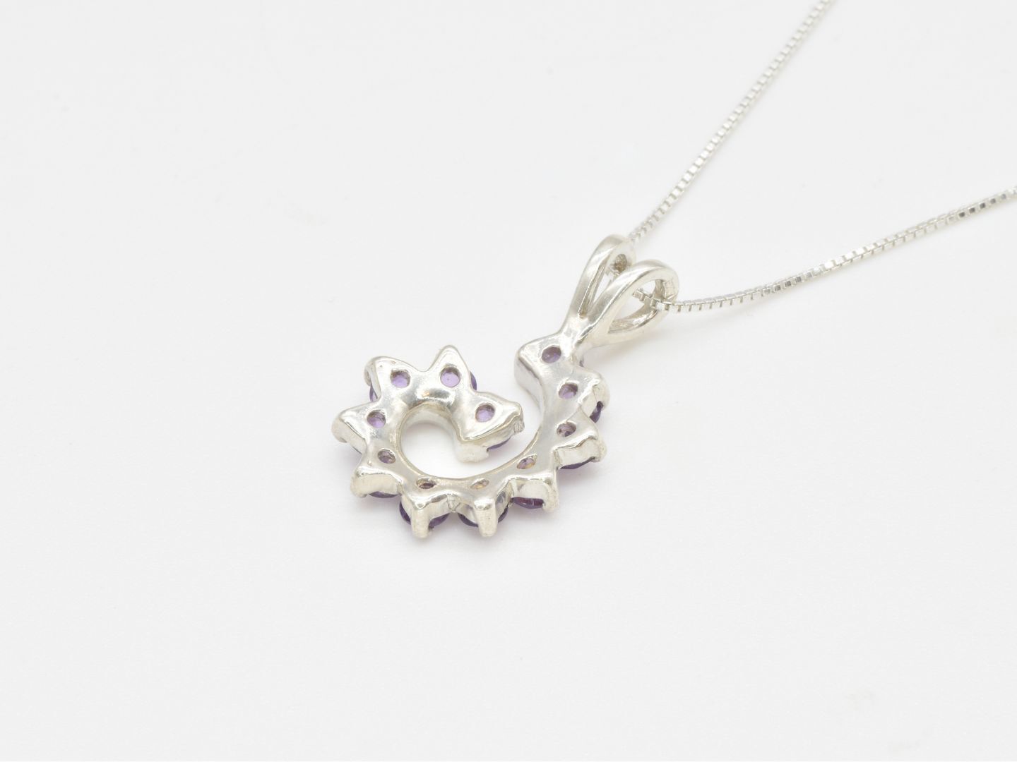 2299-P-nAME: Sterling Silver 925 Natural Amethyst