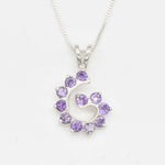 2299-P-nAME: Sterling Silver 925 Natural Amethyst