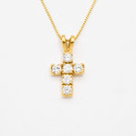 KK448-P-cCZZ: Gold Vermeil 18k