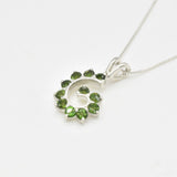 2299-P-nCDD: Sterling Silver 925 Natural Chrome Diopside