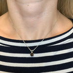 2748-P-nSST: Sterling Silver 925 Natural Smoky Topaz