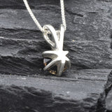 2748-P-nSST: Sterling Silver 925 Natural Smoky Topaz