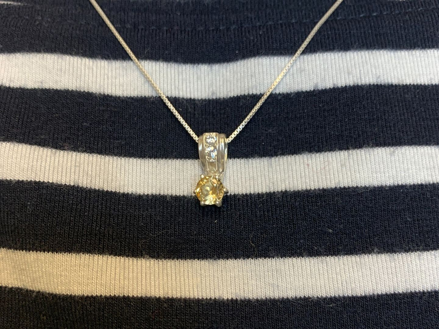 2911-P-nCIT: Sterling Silver 925 Natural Citrine