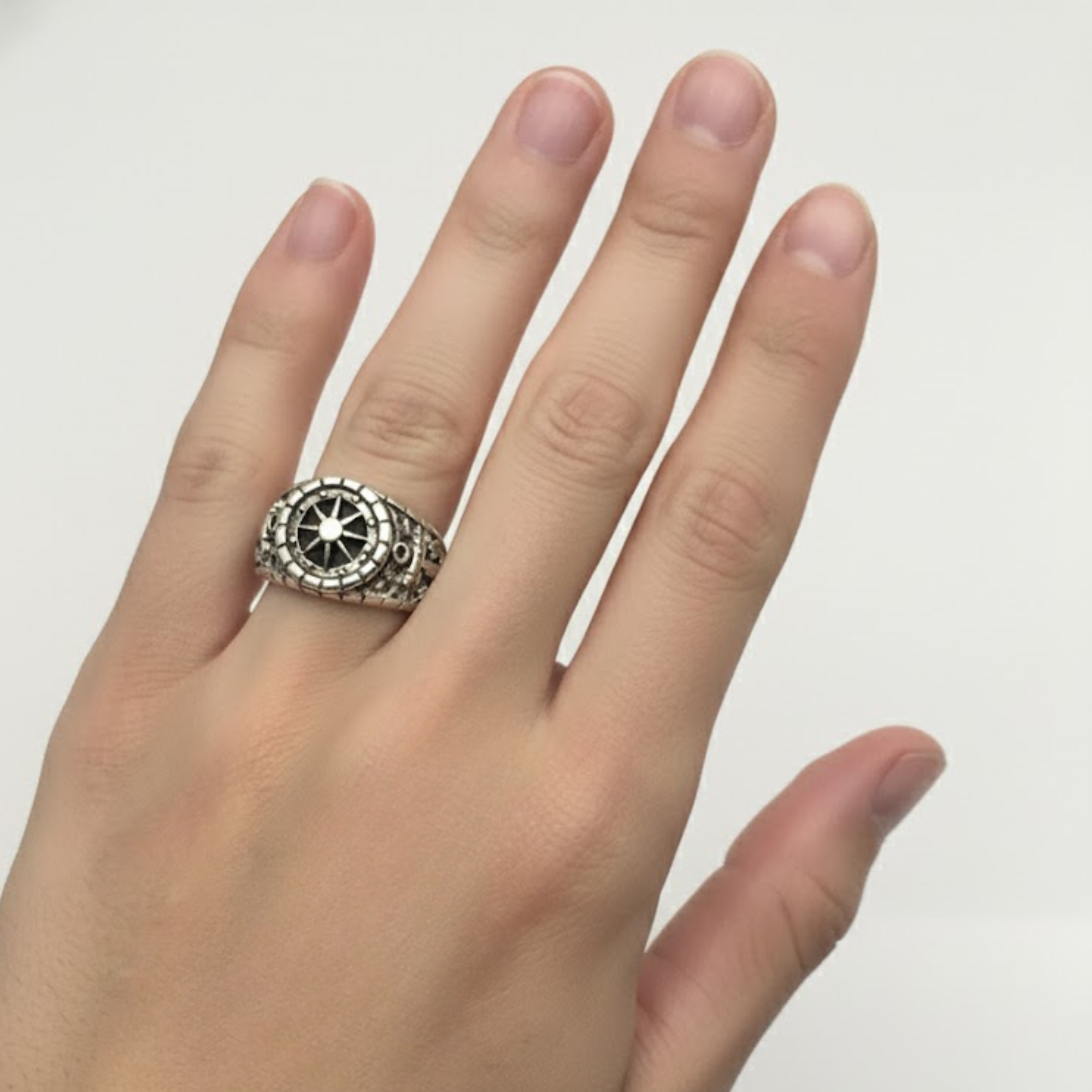 Adina Stone material options for 925 Sterling Silver, 18K Yellow Gold Vermeil, 18K White Gold Vermeil, 18K Rose Gold Vermeil.